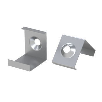 Deep Flange LED Channel Mounting Clip