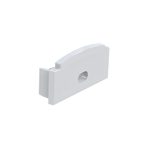 Trimless, Mud-in LED Channel End Cap